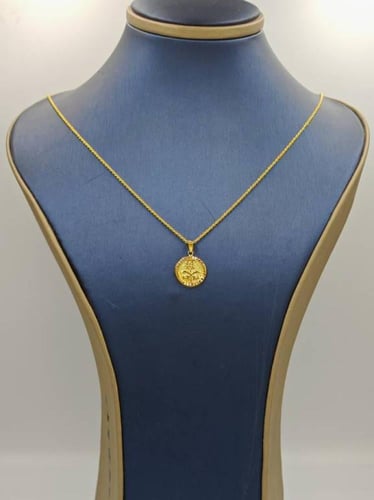 Saudi Logo Necklace 21Kعقد شعار السعودية عيار 21