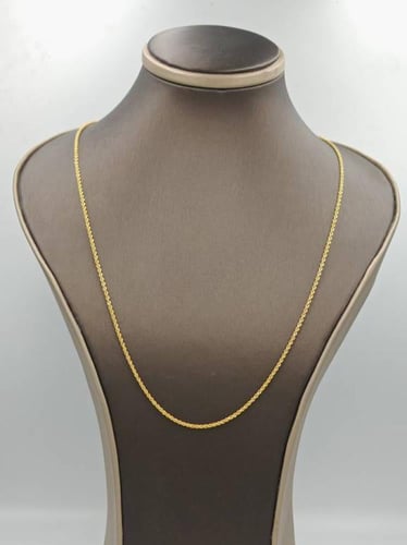 Rope Necklace 21K Gold