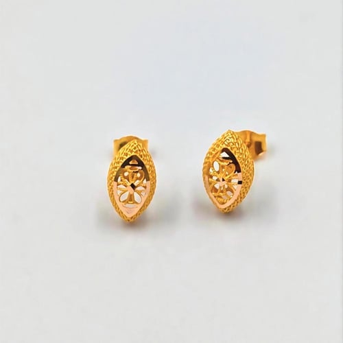 حلق عيار 21 - 21K Earrings