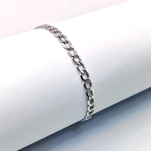 18K white Gold Bracelet - اسوارة ذهب ابيض عيار 18