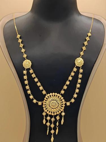 21k Necklace - عقد كرسي جابر عيار 21