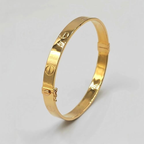 21k Gold Cartier Bangle - اسوارة ذهب كارتير عيار 2...