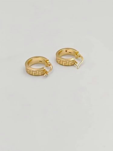 Earring 18K Gold - حلق عيار 18