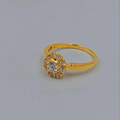 خاتم الماس عيار 18 - 18K Diamond Ring