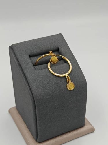 Earring 21k Gold - حلق عيار 21
