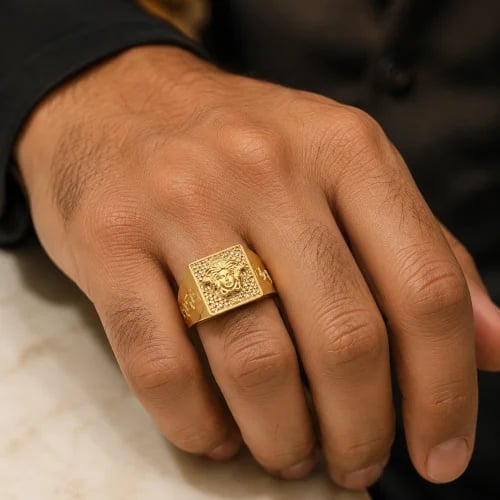 خاتم ذهب عيار - 21K Gold Ring