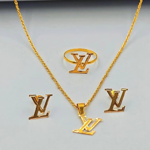 طقم ذهب عيار 18 - 18K Gold set