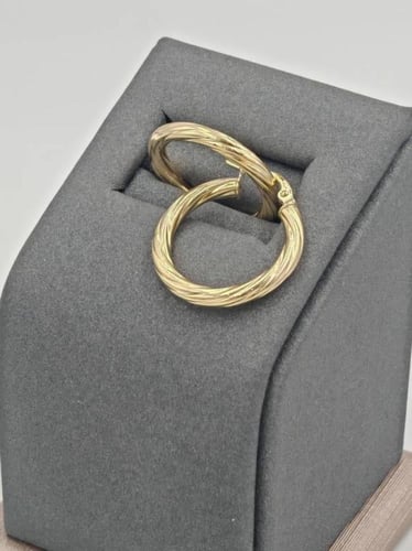 Earring 18K Gold - حلق ذهب عيار 18