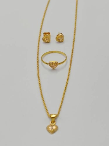 Set 18k Gold - عقد ذهب عيار 18