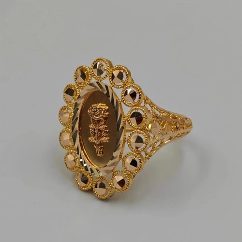 21k Gold Ring - خاتم ذهب عيار 21