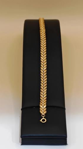 21K Bracelet Distinctive Minimalist Design 3.89g