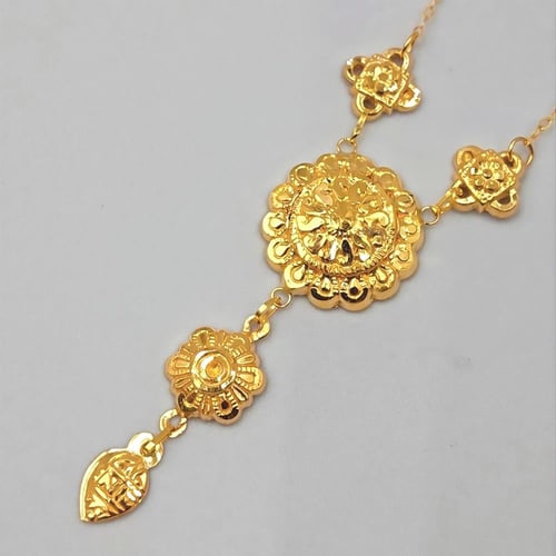 21k Necklace - عقد كرسي جابر عيار 21