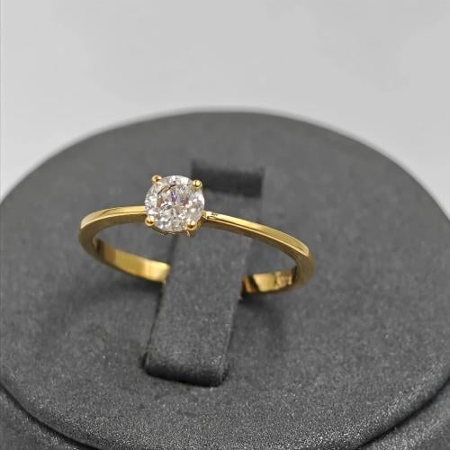 خاتم الماس عيار 18 - 18K Diamond Ring