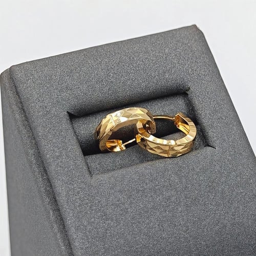 18k Gold Earrings - حلق ذهب عيار 18