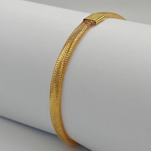 Stretch Bracelet 21K Gold