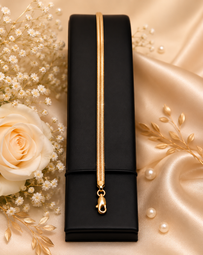 اسوارة ذهب عيار 18 - 18k Gold Bracelet