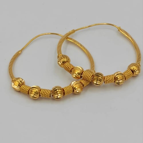 Earring 22K Gold - حلق عيار22