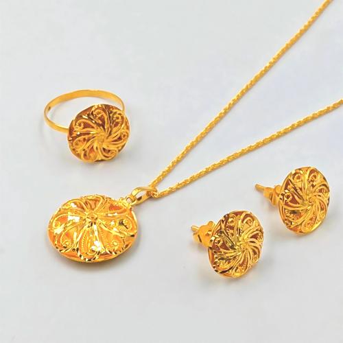 طقم ذهب عيار 22 - 22K Gold Set