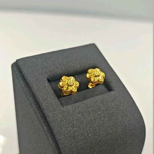 18K Earrings - حلق ذهب عيار 18