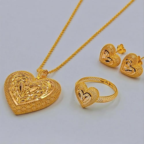 طقم ذهب عيار 21 - 21K Gold set