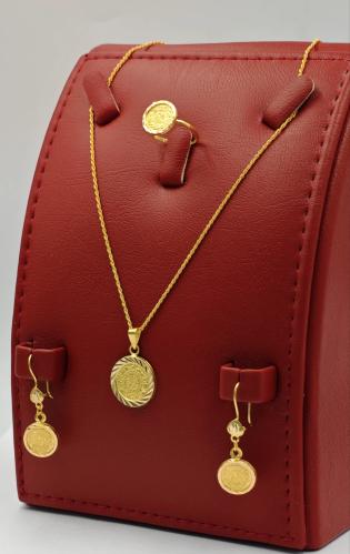 طقم ذهب عيار 21 - 21K Gold set