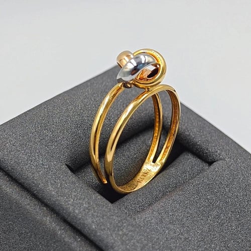 18K Gold Ring - خاتم ذهب عيار 18