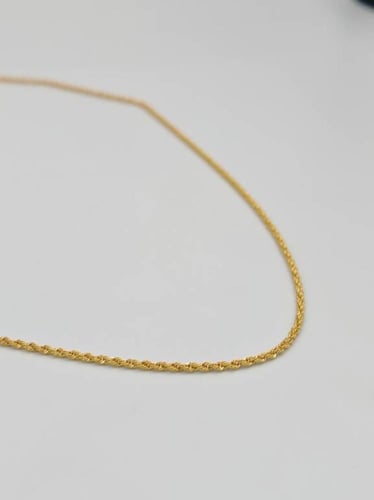 Rope Necklace 21K Gold