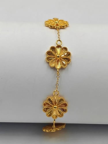 سوار ذهب عيار 21 – 21K Gold Bracelet
