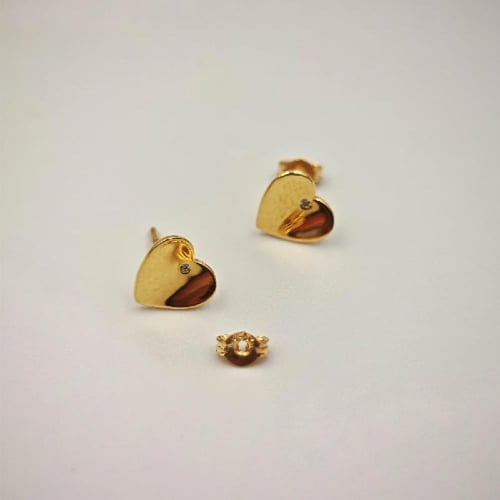 18K Earrings - حلق عيار 18