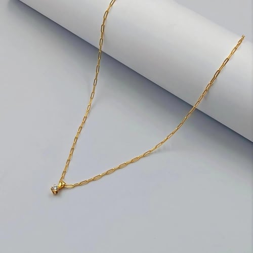 عقد الماس عيار 18 - 18K Diamond Necklace