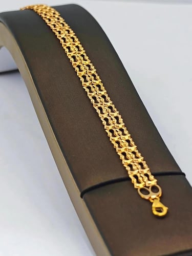 سوار ذهب عيار 21 – 21K Gold Bracelet