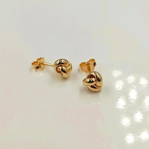 18k Gold Earrings - حلق عيار 18