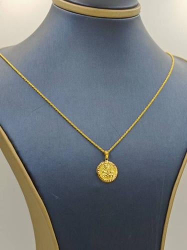Saudi Logo Necklace 21Kعقد شعار السعودية عيار 21