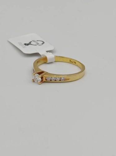 Diamond Ring 18K Gold - خاتم الماس عيار 18