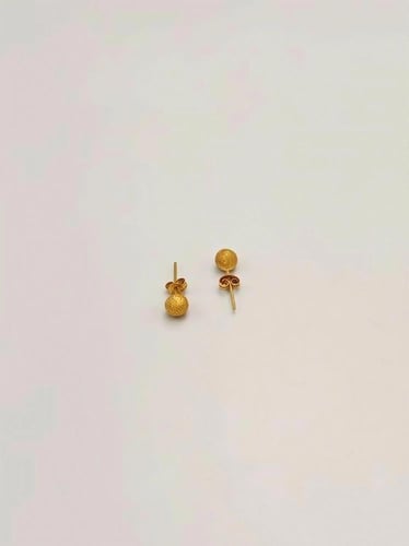 Ball Earring 18K Gold