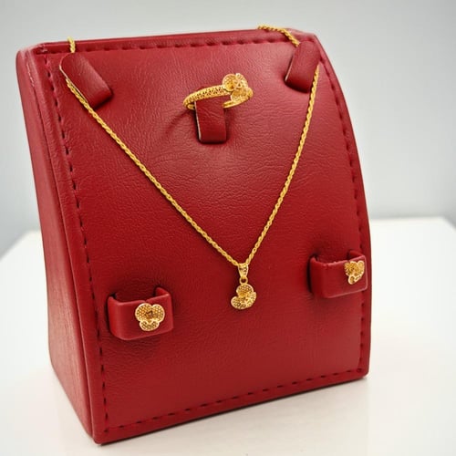 طقم ذهب عيار 21 - 21K Gold Set