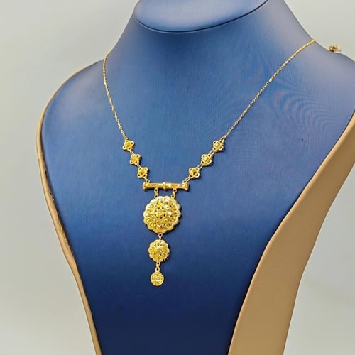 عقد كرسي جابر عيار 21 - 21K Gold Necklace