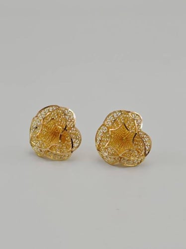 Earring 21k Gold - حلق عيار 21