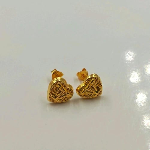 18k Set Heart Shape - عقد ذهب عيار 18