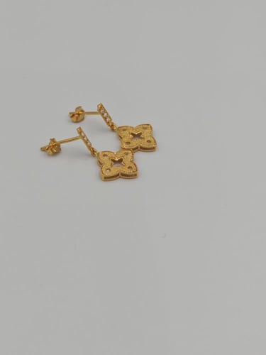 حلق ذهب عيار 21 - Earring 21k Gold