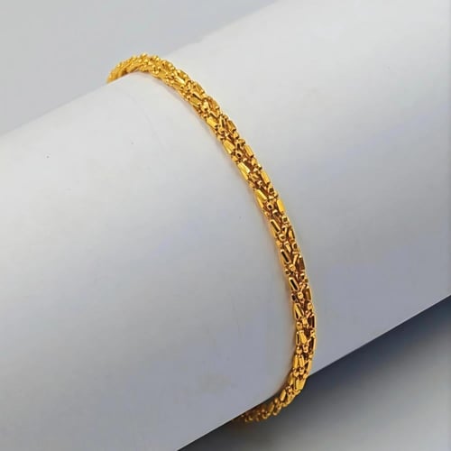 21K Gold Bracelet - إسوارة ذهب عيار 21