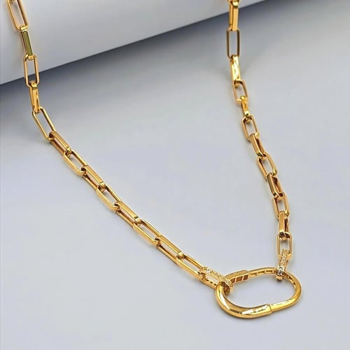 18k Gold Necklace - عقد ذهب عيار 18