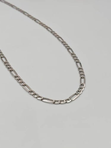 White Gold Necklace 18k - عقد سلسال ذهب ابيض عيار...
