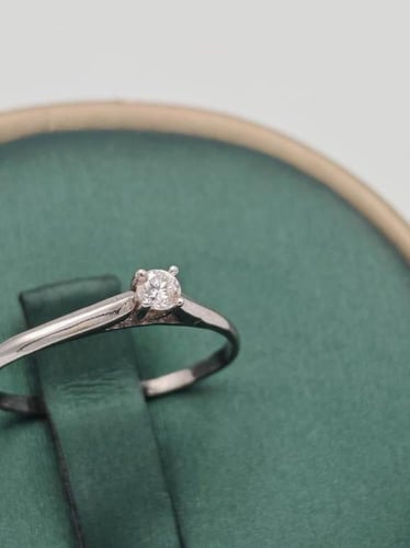 Diamond Ring 18K Gold - خاتم الماس عيار 18