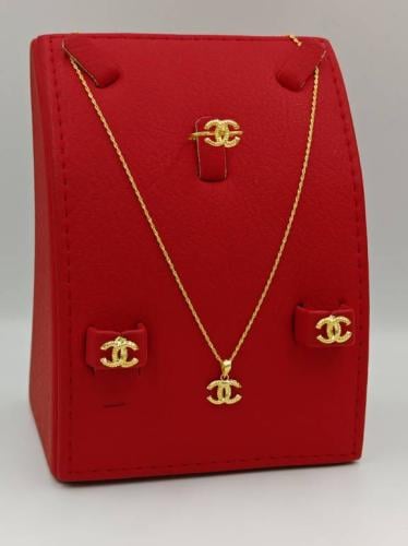 Set 18k Gold - عقد ذهب عيار 18