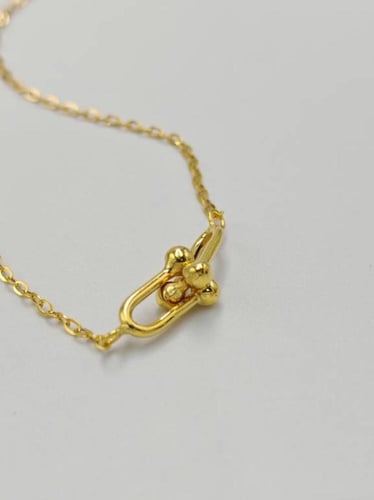 Tiffany Necklace 18K Gold - عقد ذهب تيفاني عيار 18