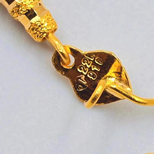 22k Gold Earrings - حلق ذهب عيار 22