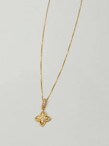 Necklace 21k Gold - عقد ذهب عيار 21