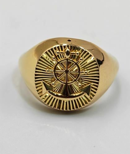 خاتم ذهب عيار - 18K Gold Ring