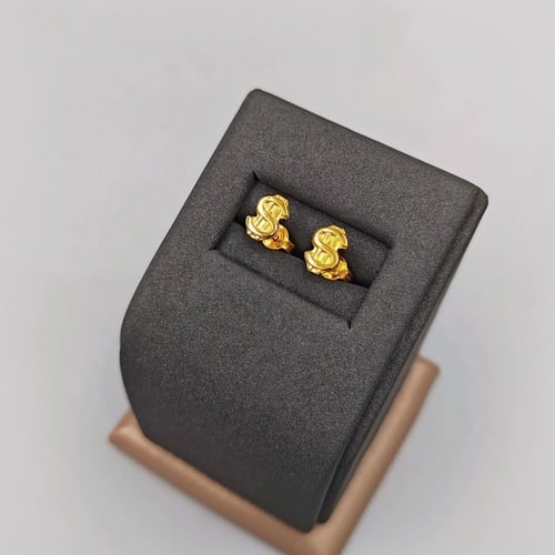 حلق ذهب عيار 21 - 21K Gold Earrings